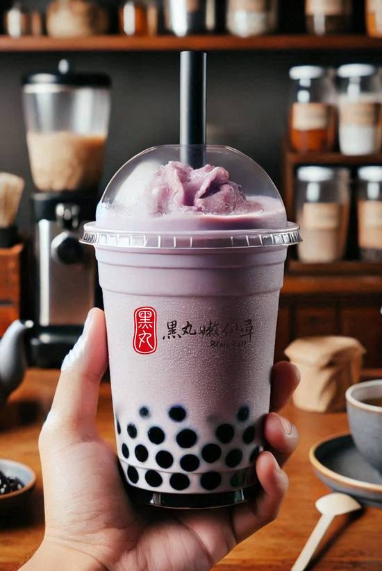 Taro Slush with Pearls 芋香珍珠冰沙